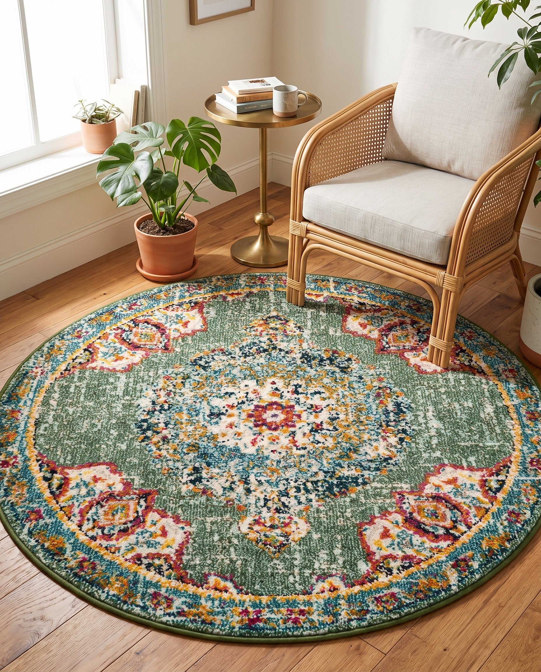4' x 4' Carrington Round Rug