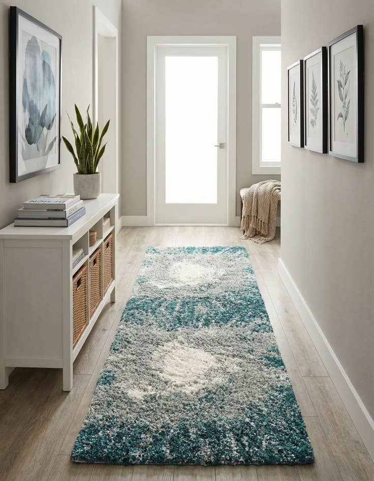 Detail image of 2' 7 x 8' Soft Touch Shag Runner Rug