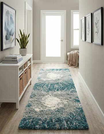 2' 7 x 8' Soft Touch Shag Runner Rug