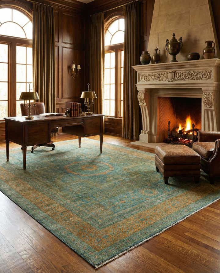 8' 2 x 11' 4 Hand Knotted Amina Rug