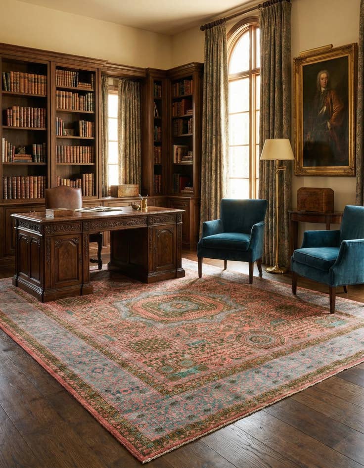 Detail image of  8' x 10' Amina Wool Rug