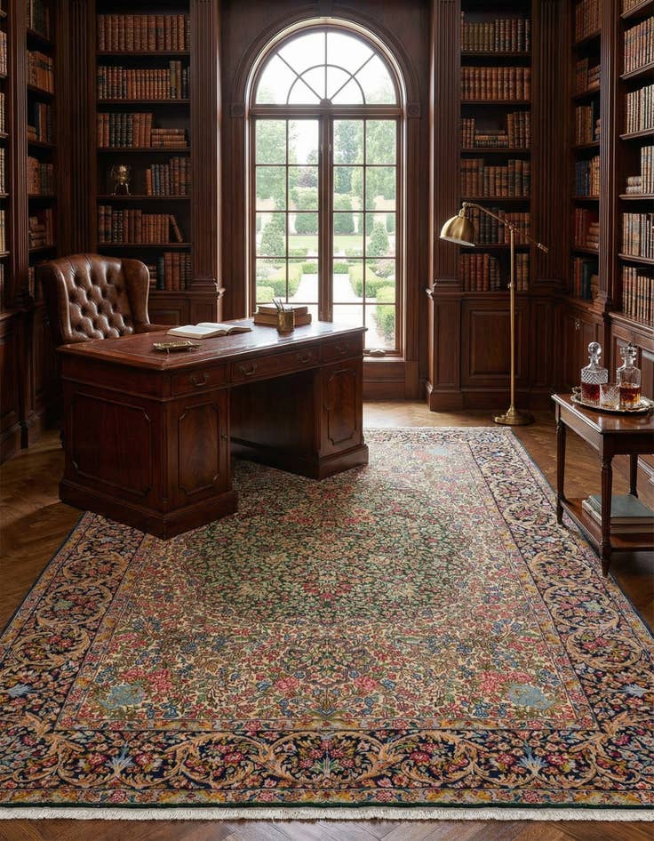 Detail image of 5' 7 x 8' 10 Kerman Rug