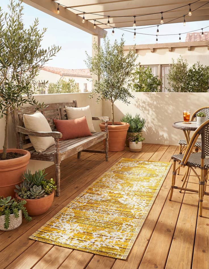 Detail image of 2' x 6' 2 Easy-Clean Vista Breeze Indoor / Outdoor Runner Rug