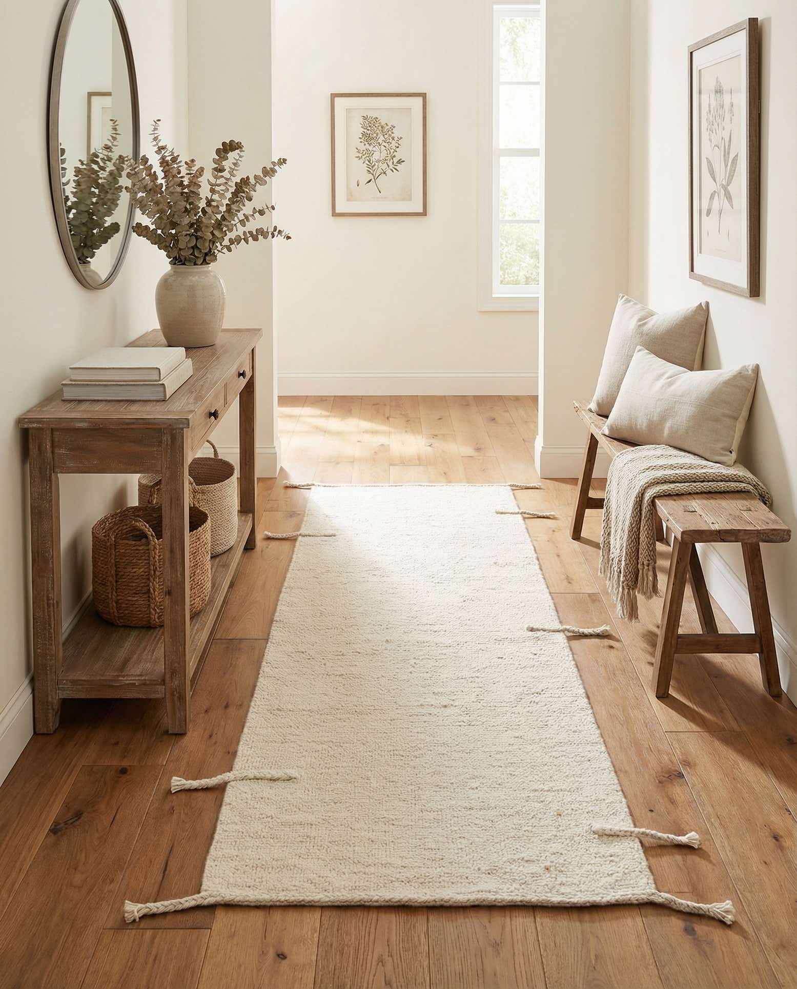 2' 8 x 6' 1 Hand Knotted Moroccan Wool Runner Rug