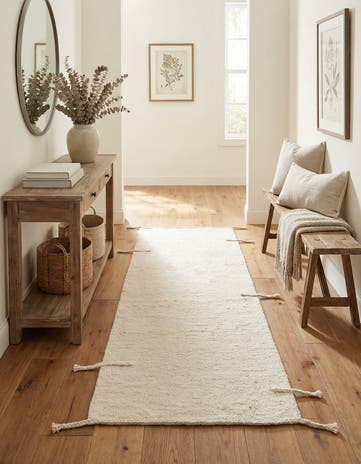 2' 8 x 6' 1 Hand Knotted Moroccan Wool Runner Rug