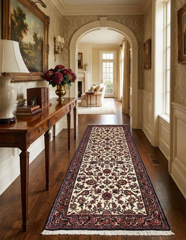 Detail image of 2' 4 x 8' 1 Bidjar Wool Runner Rug