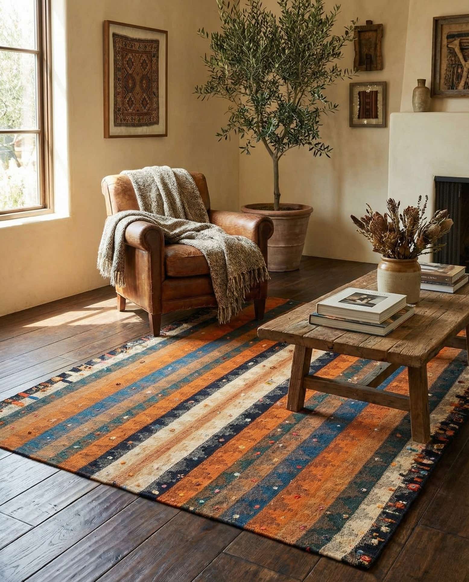 4' 6 x 5' 9 Jajim Rug