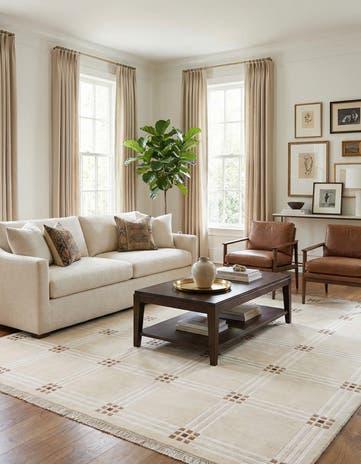 8' 3 x 11' 5 Hand Knotted Darya Wool Rug