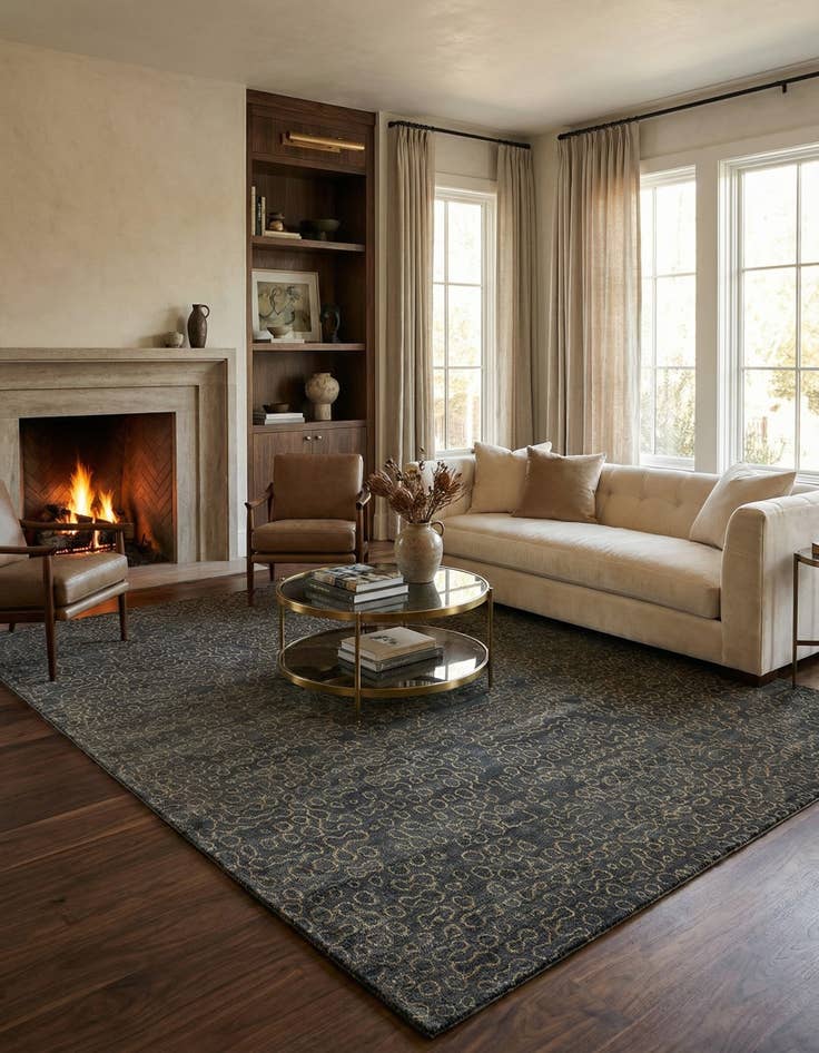 Detail image of 7' 11 x 10' 1 Juma Wool Rug