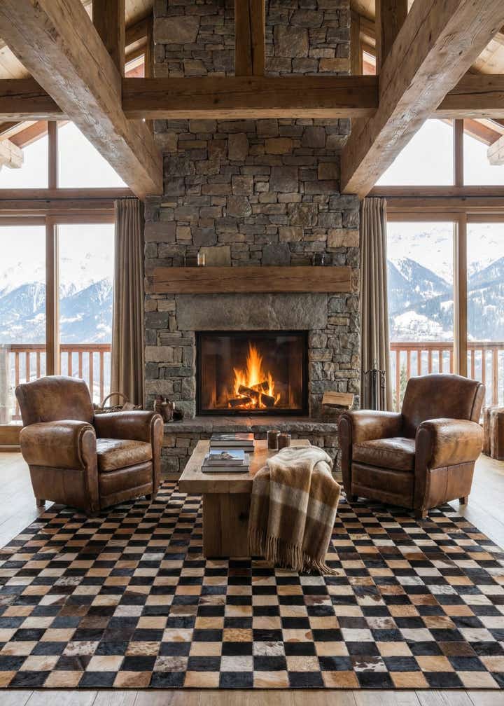 5' x 8' Cowhide Rug
