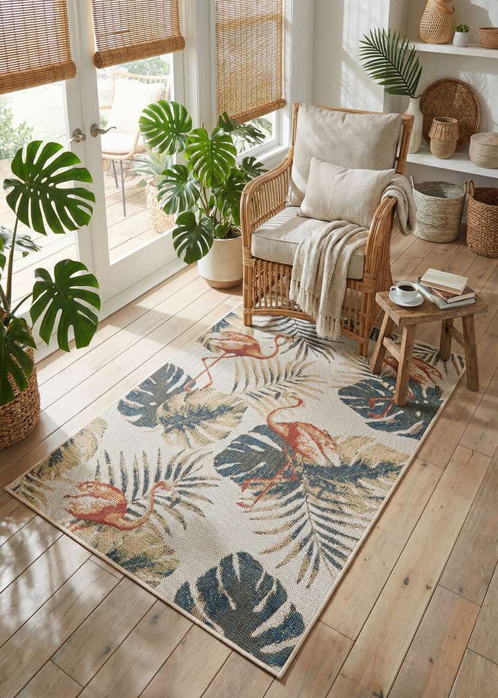 4' x 6' Easy-Clean Baja Indoor / Outdoor Rug