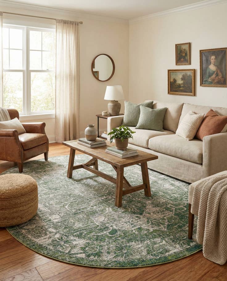 Detail image of 7' 10 x 10' Isabella Oval Rug