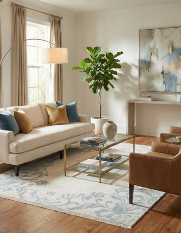 5' 6 x 7' 10 Hand Knotted Darya Wool Rug