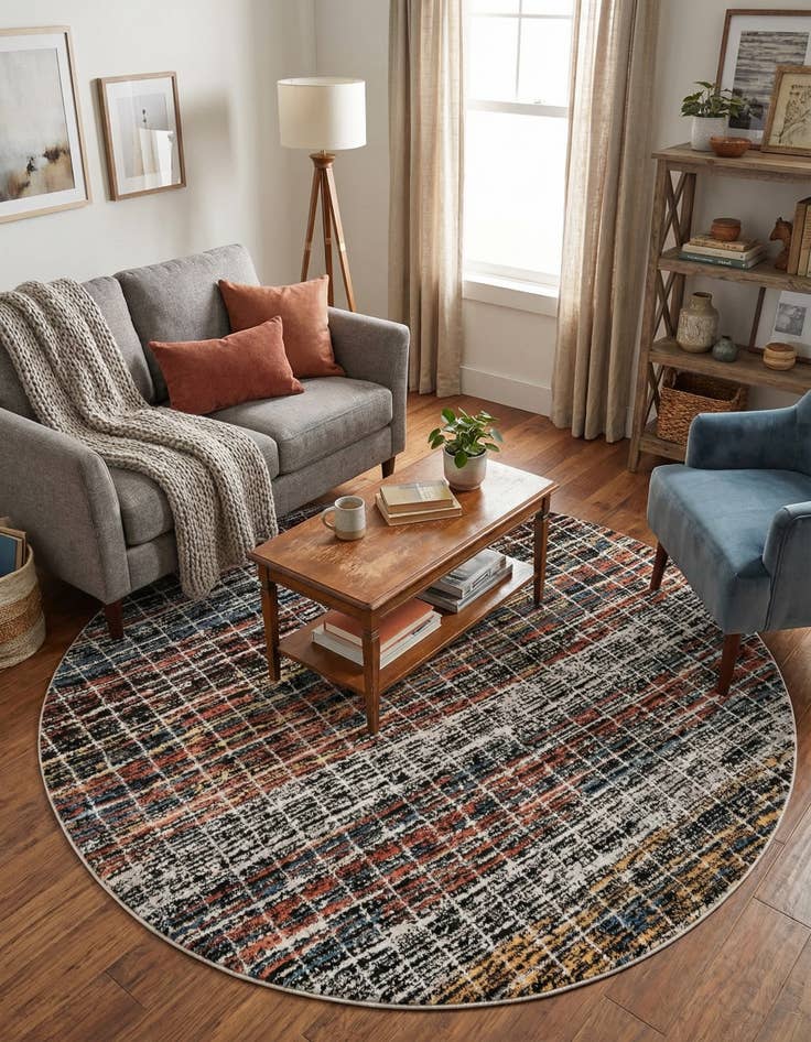 Detail image of  7' x 7' Aramis Round Rug