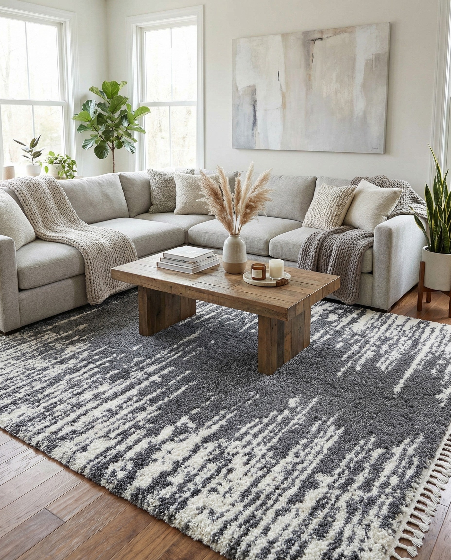  9' x 12' Serenity Shag Rug