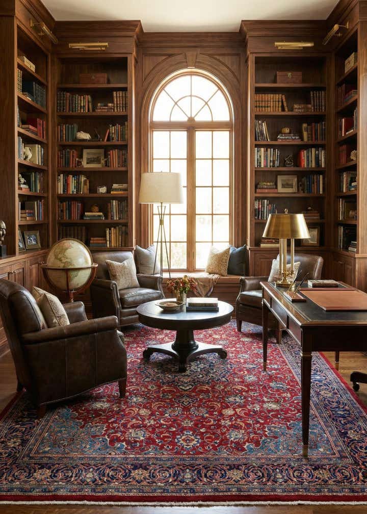 9' 7 x 13' 2 Hand Knotted Farahan Persian Wool Rug