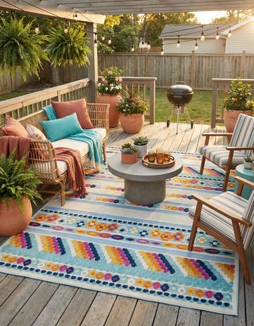 7' x 10' Easy-Clean Aruba Indoor / Outdoor Rug