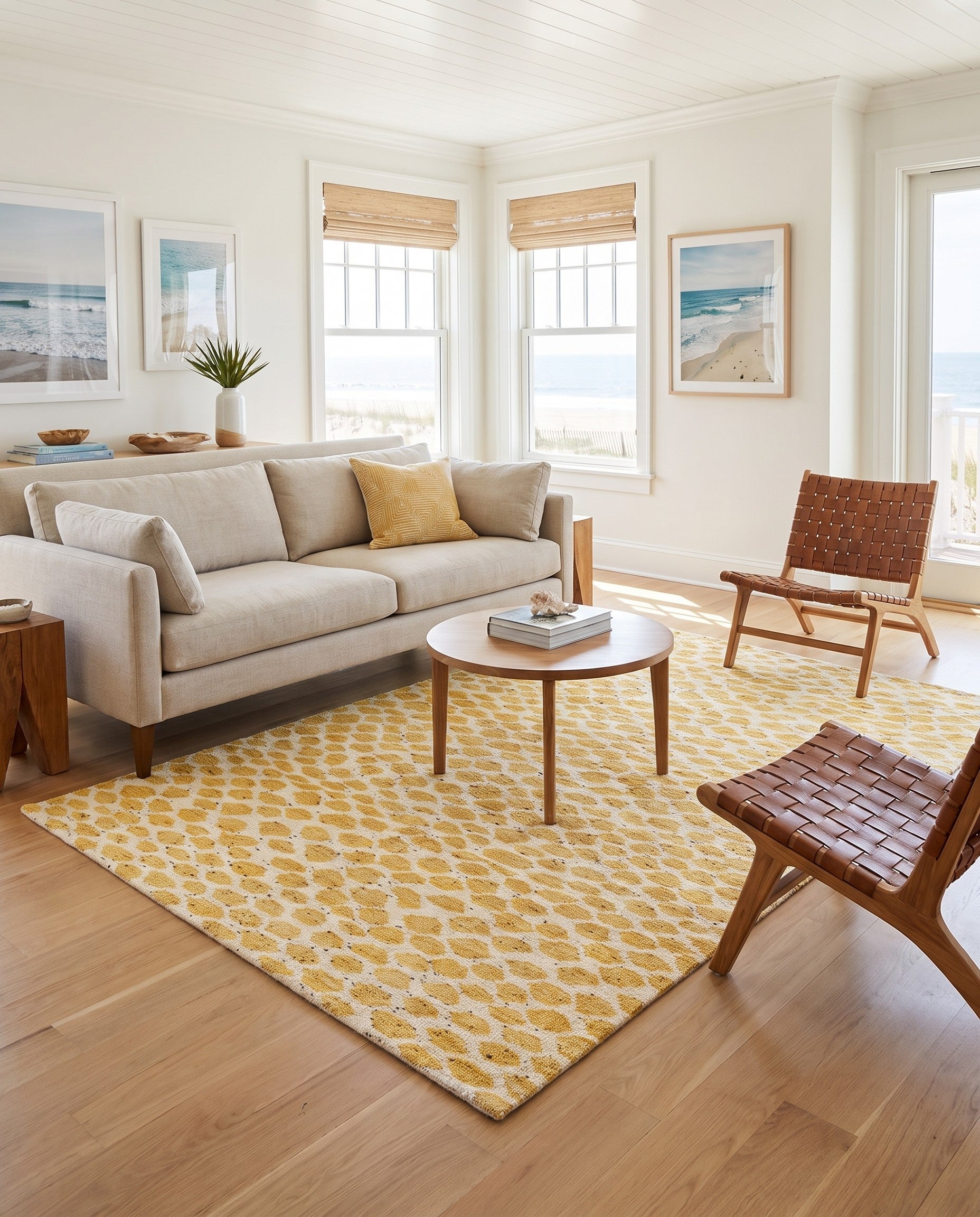 5' 1 x 8' 1 Hand Knotted Darya Wool Rug