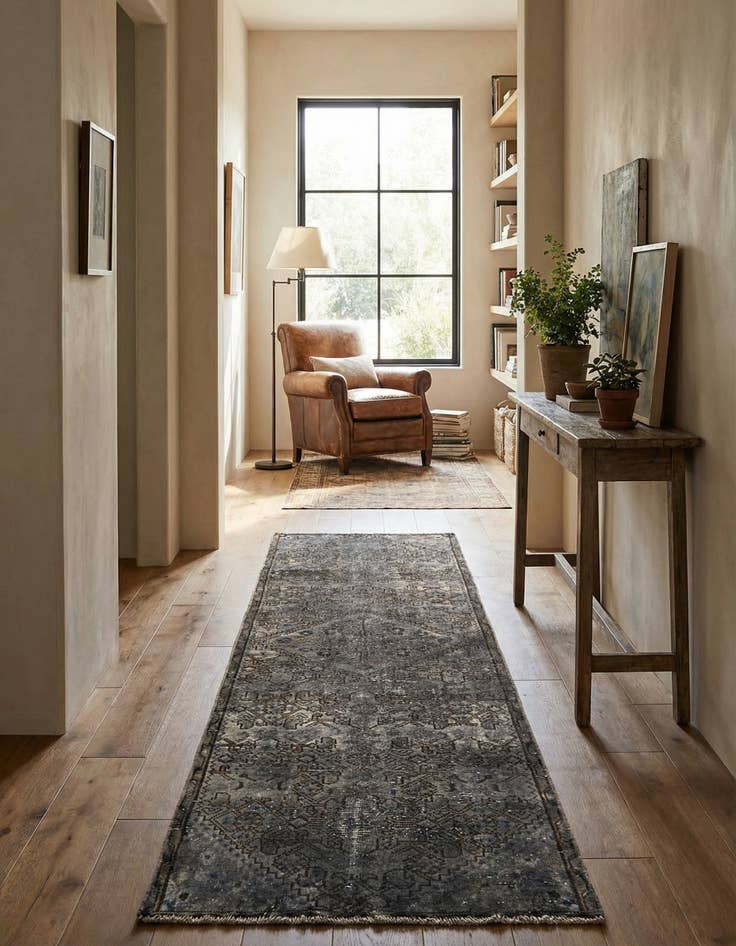 Detail image of 2' 6 x 8' 9 Vintage Runner Rug