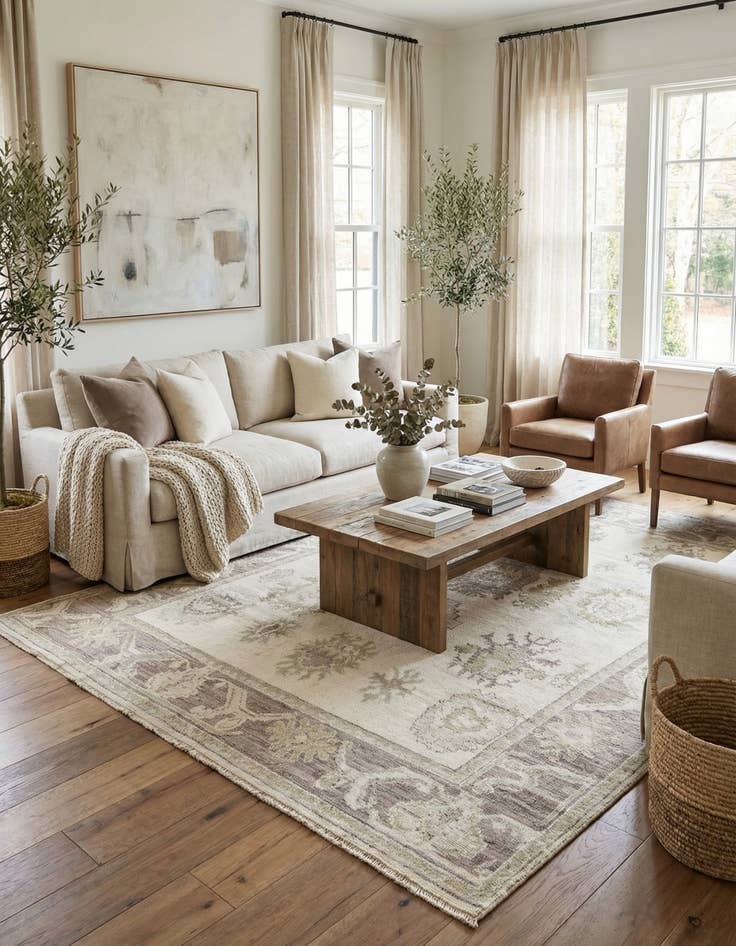 Detail image of 8' 3 x 10' 6  Hand Knotted Darya Wool Rug