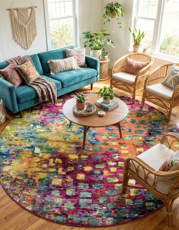 Washable Sevilla Round Rug