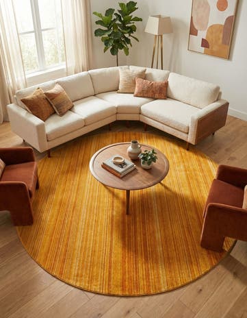 10' 2 x 10' 2 Gemstone Round Rug