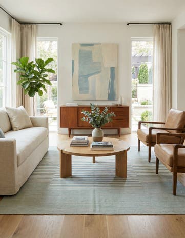5' 10 x 7' 8 Hand Woven Kilim Modern Wool Rug