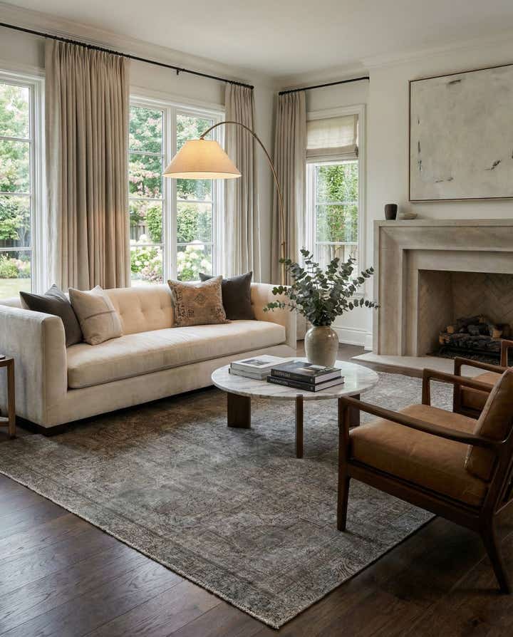 8' x 11' Hand Knotted Ultra Vintage Persian Wool Rug