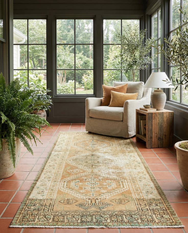 Detail image of 3' 1 x 7' 5 Vintage Runner Rug