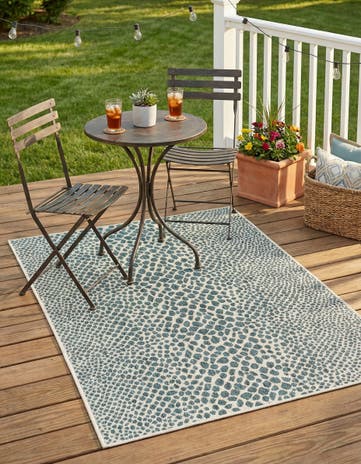 4' x 6' Easy-Clean Jill Zarin Cape Town Indoor / Outdoor Rug
