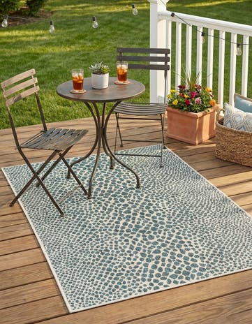4' x 6' Easy-Clean Jill Zarin Cape Town Indoor / Outdoor Rug