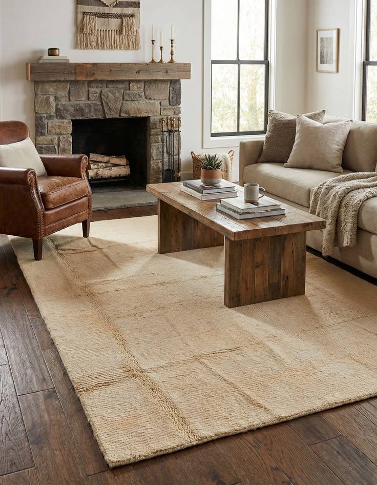 Detail image of 3' 8 x 6' 8  Hand Knotted Kashkuli Gabbeh Wool Rug