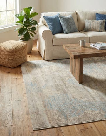 Dark Gray Victoria Rug
