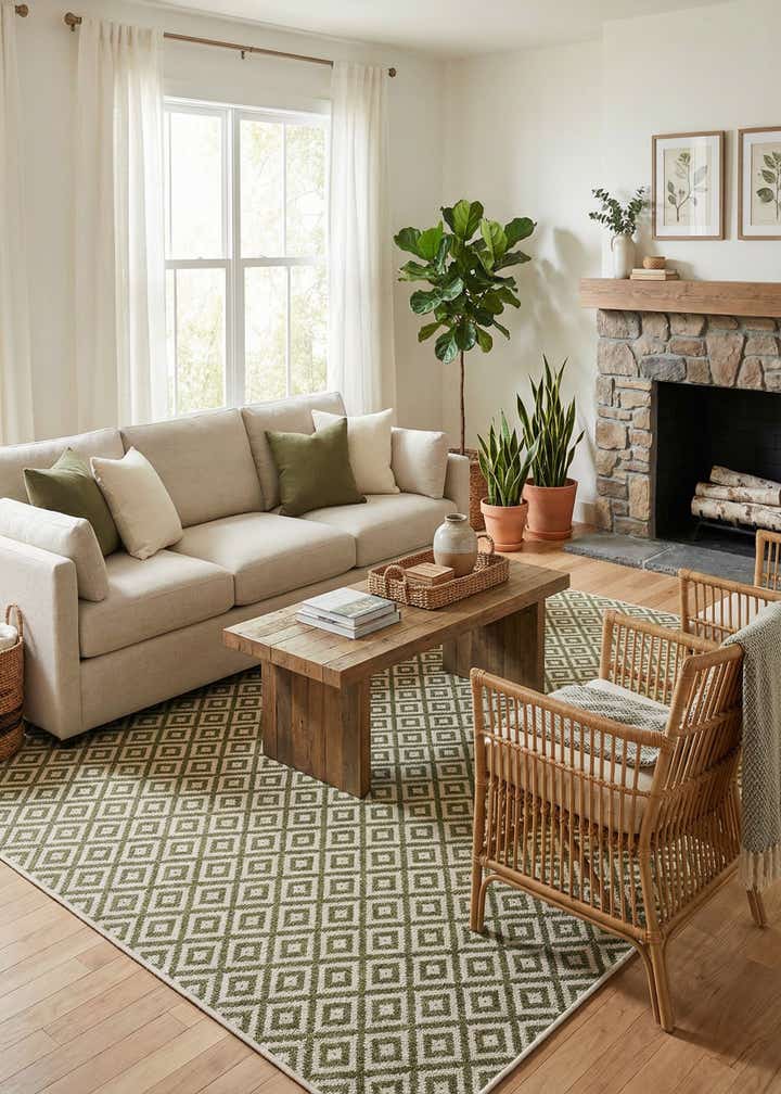 7' 10 x 10' Easy-Clean Jill Zarin Costa Rica Indoor / Outdoor Rug