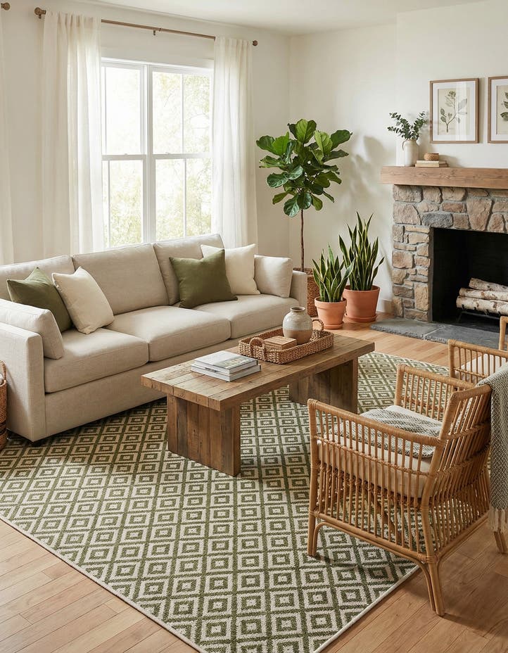 7' 10 x 10' Easy-Clean Jill Zarin Costa Rica I...