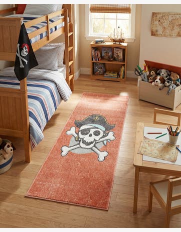 2' 2 x 6' 1 Pirate Whimsy Kids Runner Rug
