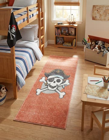 2' 2 x 6' 1 Pirate Whimsy Kids Runner Rug