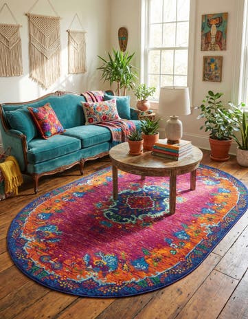 5' 3 x 8' Calypso Oval Rug