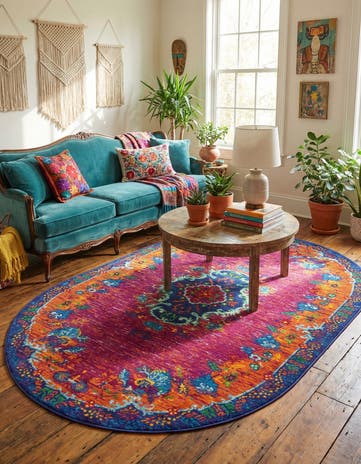 5' 3 x 8' Calypso Oval Rug