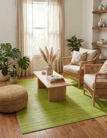 7' 10 x 7' 10 Bamboo Square Rug
