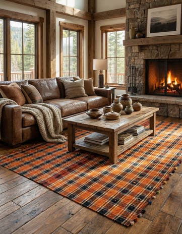 4' 11 x 7' 1 Jajim Wool Rug