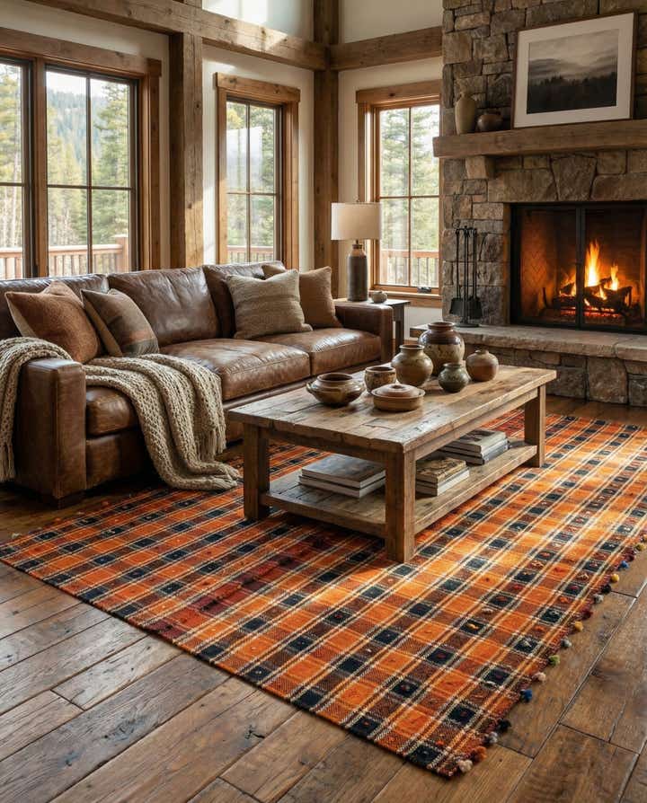 4' 11 x 7' 1 Jajim Wool Rug