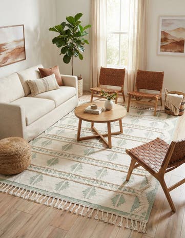 9' x 12' Hand Woven Arizona Wool Rug