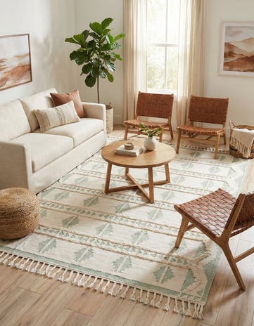 9' x 12' Hand Woven Arizona Wool Rug