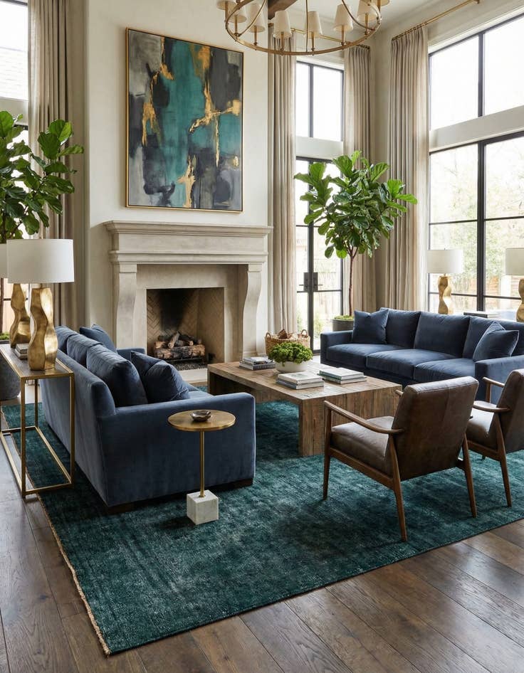 Detail image of 9' 9 x 12' 8  Hand Knotted Ultra Vintage Persian Wool Rug