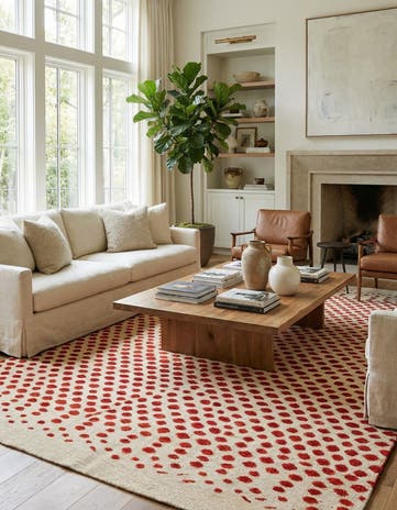 6' 7 x 9' 9 Hand Knotted Darya Wool Rug