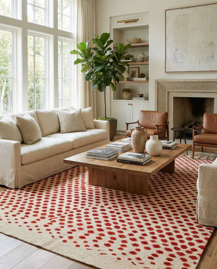 6' 7 x 9' 9 Hand Knotted Darya Wool Rug