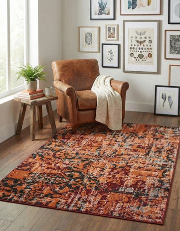 Rust Red Lucerne Rug