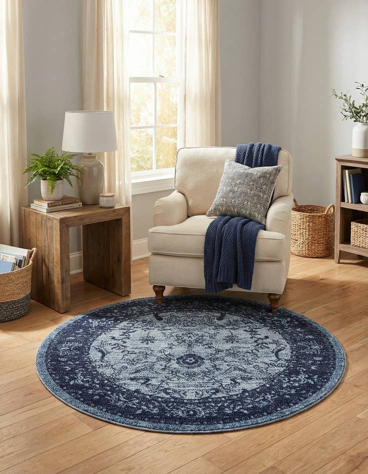 Detail image of  3' x 3' Miranda Round Rug