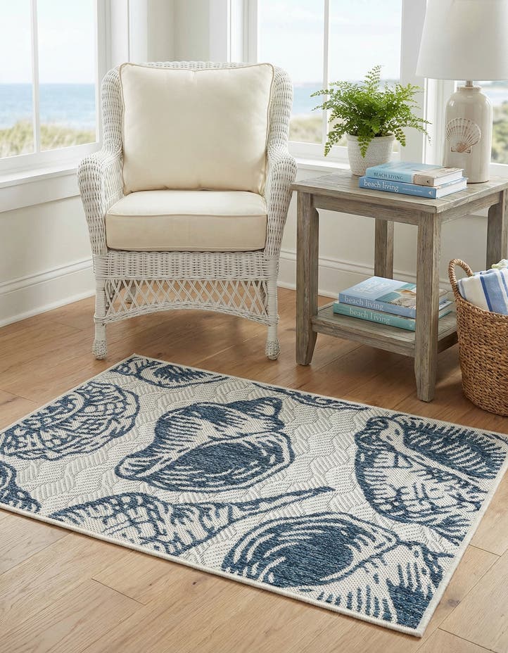 2' x 3' Easy-Clean Coastal Indoor / Outdoo...